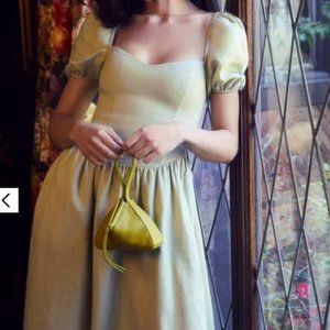 Reformation Davila Linen Dress Size 4